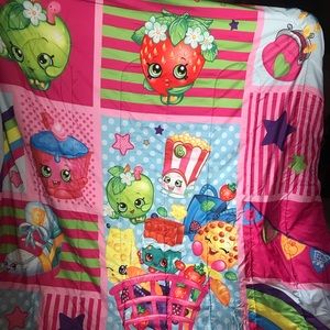 New Reversible Shopkins Comforter Twin/Full